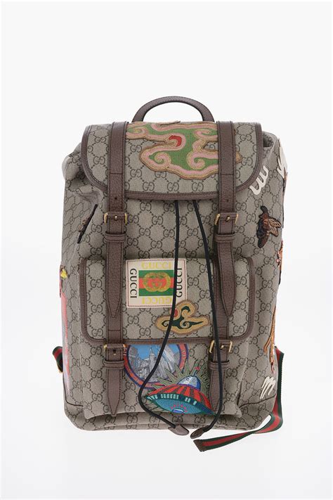 gucci patch backpack|gucci outlet backpack.